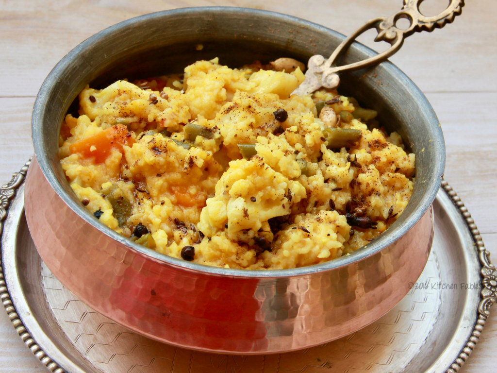 Quick and Easy Nutritious One Pot Meal Vegetable Khichdi