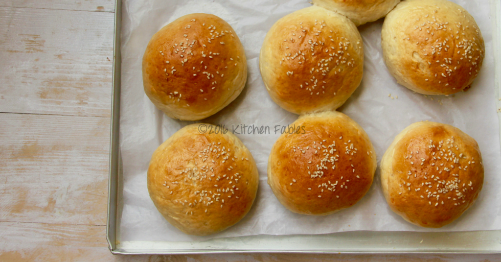 Homemade Burger Buns Recipe | Kitchen Fables