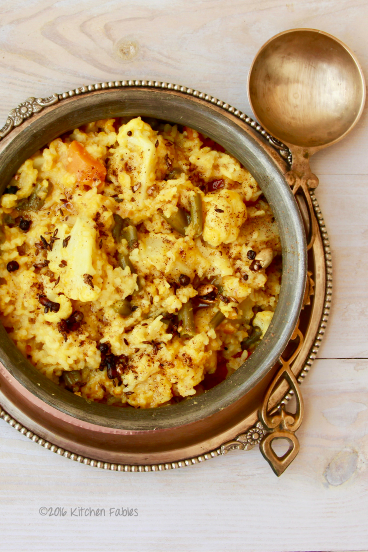 Nutritious One Pot Meal Vegetable Khichdi