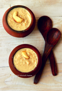 Rice Pudding made with jaggery